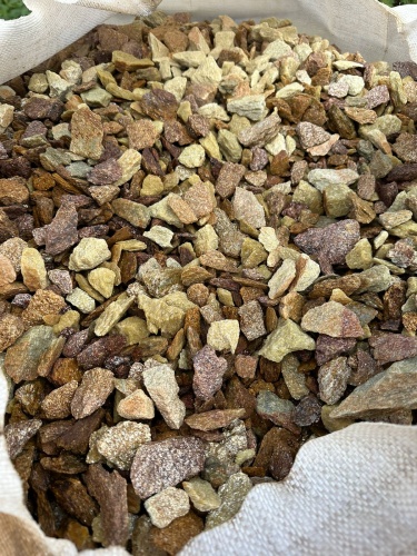 Златолит персиковый декоративная каменная крошка купить в Лыткарино