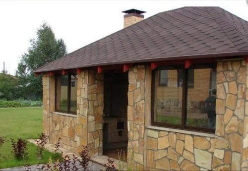 Плитняк златолит жёлтый для фасада 1,5-3 см купить в Лыткарино