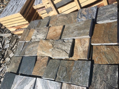 Плитка пилёная златолит Уральский для фасада купить в Лыткарино