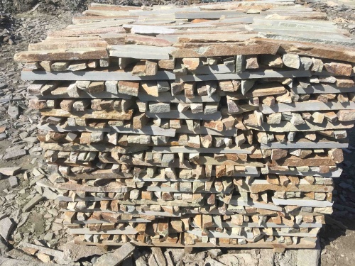 Горбушка златолит золотистый для облицовки купить в Лыткарино