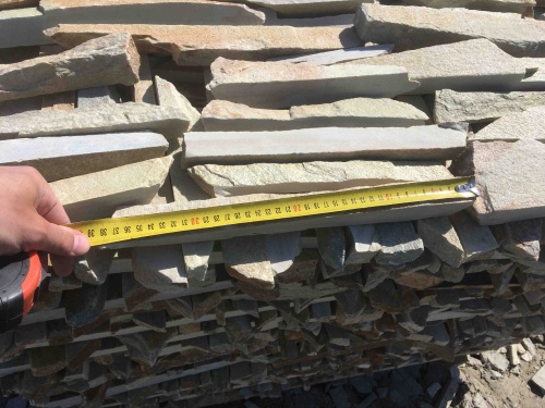 Горбушка златолит золотистый для облицовки купить в Лыткарино