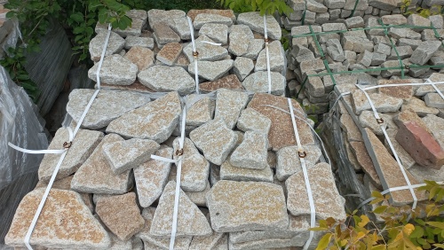 Гранитный плитняк галтованный для парковки купить в Лыткарино